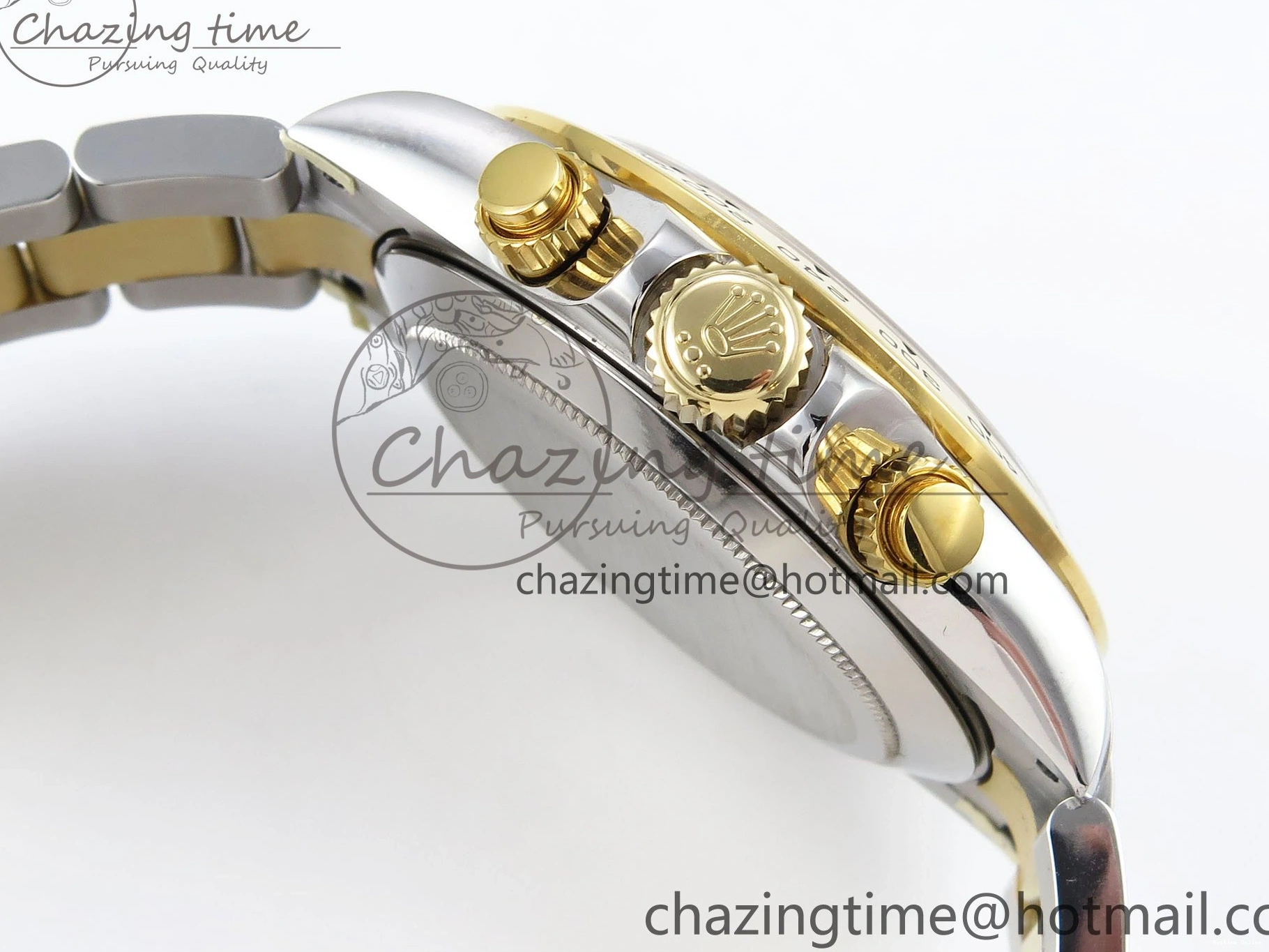 0204 Daytona 116523 SS YG VRF 1:1 Best Edition White Diamonds Dial on SS YG Bracelet A Premium 1644